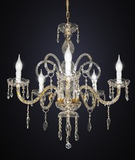 Lampadario classico 5 luci