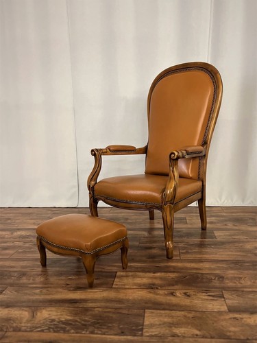 Poltrona chippendale pelle - poltrona, in