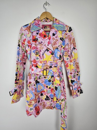Fiorucci giacca trench rosa - giacca,