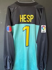 Hesp Barcelona match worn issued shirt maglia liga preparata Spain