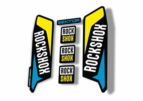 Adesivo rock shox - adesivo, 2016