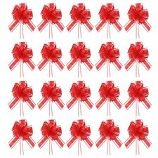 Fiocco regalo 20pz 8x6" rosso