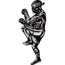Muay Thai Boxing Iron On Patch