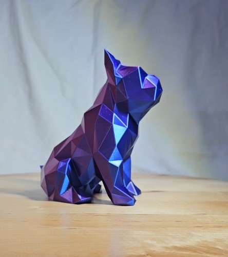 Bulldog francese statua - bulldog, 3d