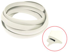 Profilo in gomma grigio cofani