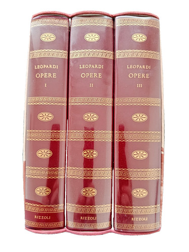 Giacomo leopardi opere - leopardi, "opere"