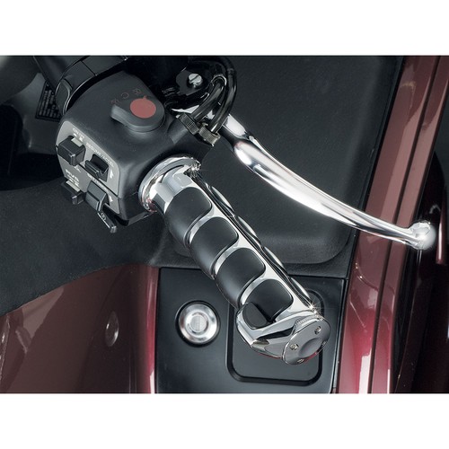 Kuryakyn chrome iso grips - chrome, iso®-grips