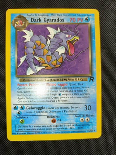 Carta pokemon dark - dark, gyarados