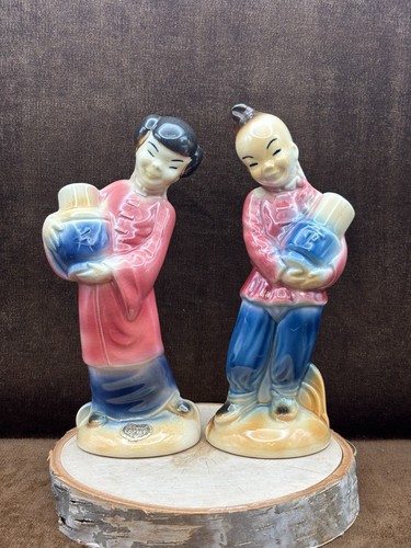 Coppia statuine vintage