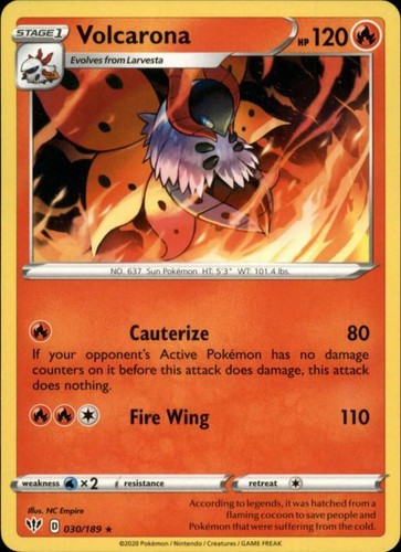 Volcarona rara - (swsh03-030),