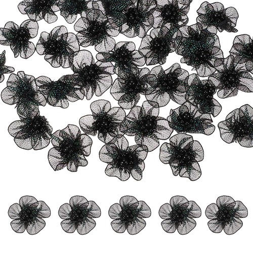 Pezzi fiori organza - pezzi,