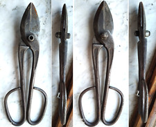 ANTICHE CESOIE O FORBICI DA LAMIERA LUNGHE CM 34 IN ACCIAIO FUCINATO