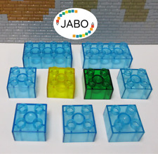 (F11/10) LEGO Duplo mattoncini trasparente raccolta