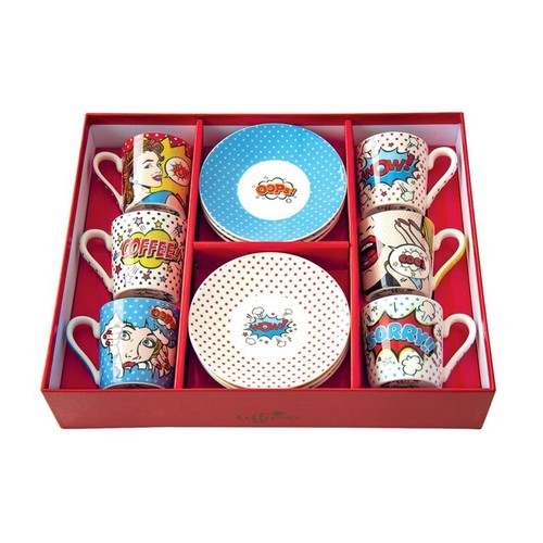 Easy life set tazze - life, 6