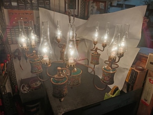 Grande lampadario anni - anni, 40