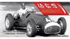 Decals Ferrari 375 F1 Italian