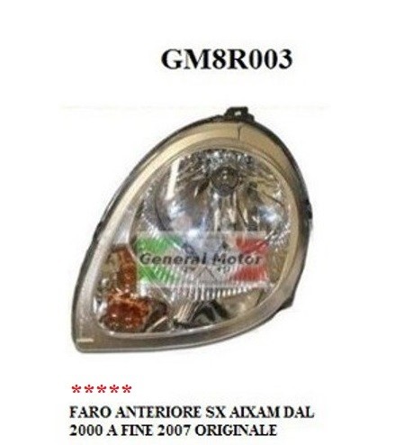 Faro anteriore aixam dal 97 - dal,
