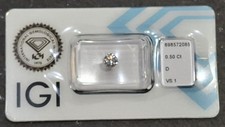 0.50 D VS1 3EX S - Diamante NATURALE Taglio Brillante Certificato IGI Anversa