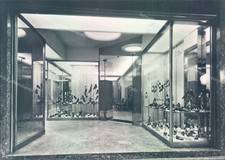 p21 cartolina mantova citta'  particolare del negozio calzature girondi