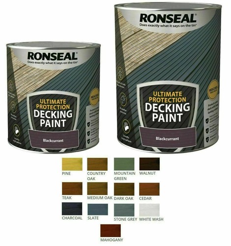 Ronseal ultimate decking paint - ronseal,