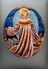 Uovo di Pasqua Struzzo Pysanka