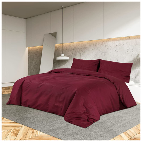 Set copripiumino rosso - set,
