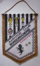 GAGLIARDETTO JUVENTUS CLUB BORGOMANERO - BUSTA ORIGINALE - E4
