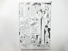 CARTOLINA BOLOGNA 1996 con TEX MARTIN MYSTERE NATHAN NEVER DYLAN DOG LEGS GADGET