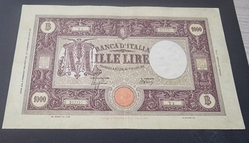 Mille 1000 lire barbetti - lire,