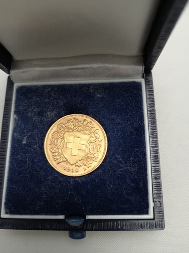 Moneta oro svizzera - 20, franchi