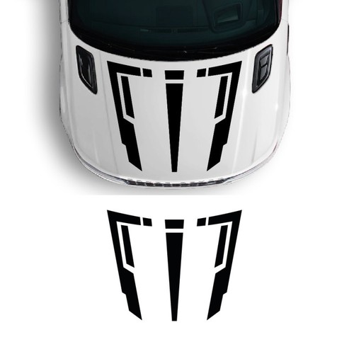 Adesivi cofano design tridente