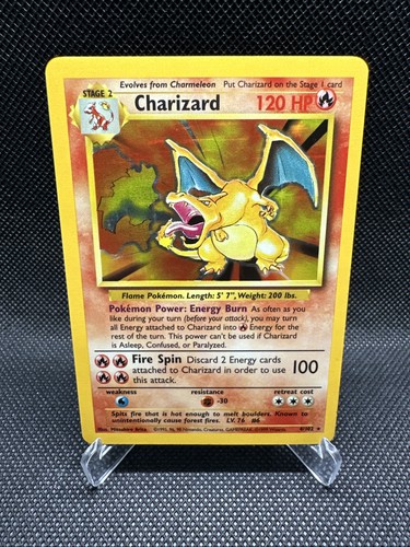 Charizard 102 set base - set, holo