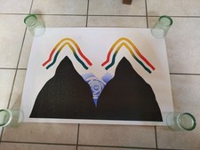 CONCETTO POZZATI SERIGRAFIA PER DIALOGHI CLUB 1990 - 50 X 70 cm 