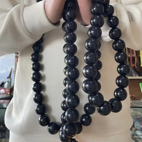 Collana perle nere 54 - nere,