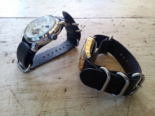 22mm zulu nato bracelet noir - 22mm,