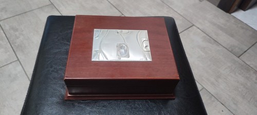 Cofanetto legno e argento - , in