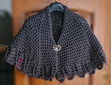 Mantellina della nonna,grigio