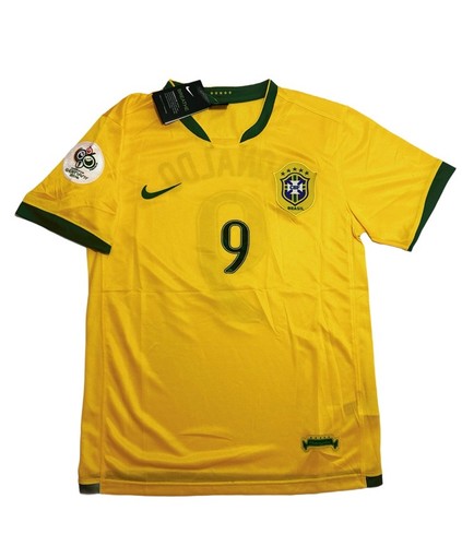 Maglia retro ronaldo brasile - maglia,