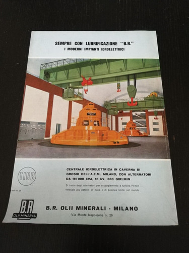 1961 centrale idroelettrica - 1961, in