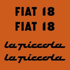 Fiat 18 la piccola Adesivi