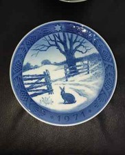 ROYAL COPENHAGEN PIATTI DI NATALE ORIGINALE PORCELLANA da1 971 all 1988