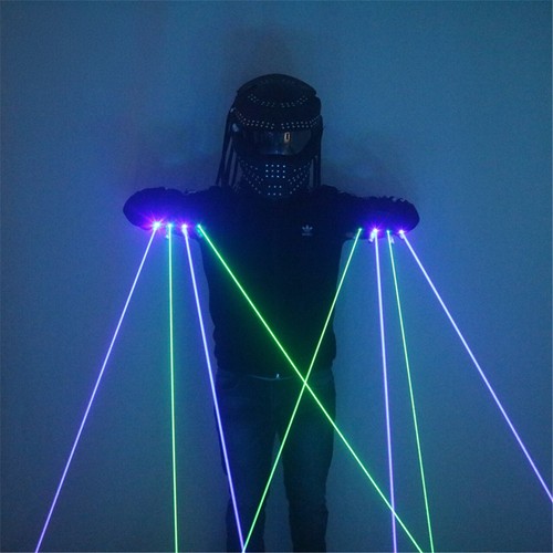 Guanti laser blu verde - laser, bar