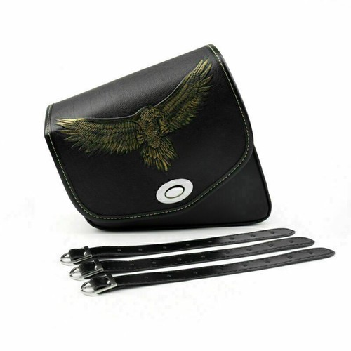 Leather left side bisaccia - leather,