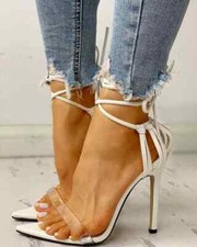 Sandali stiletto bianco
