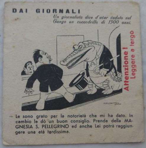 1939 figurina pubblicita - 1939, pubblicita'