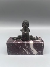 Bronzo statuina mezzo busto - bronzo,