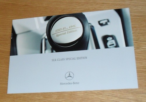 Brochure mercedes slk - mercedes, edizione