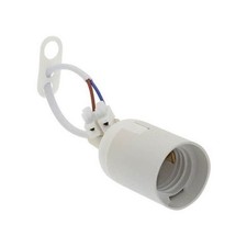 Portalampada bianco e27 con - portalampada,