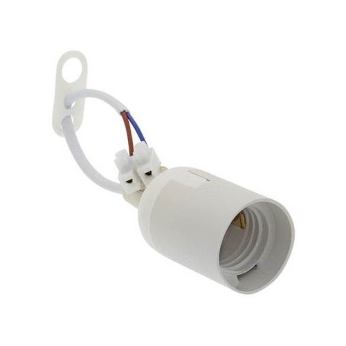 Portalampada bianco e27 - portalampada,
