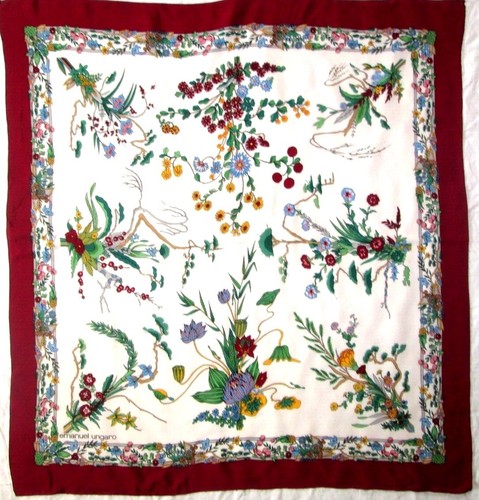Emanuel ungaro foulard soie - foulard,